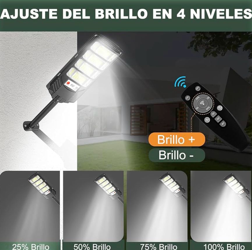 ☀️ Lámpara Solar Tipo Paleta ☀️ ILUMINA TU ESPACIO CON ENERGÍA LIMPIA Y AHORRA DINERO 💵