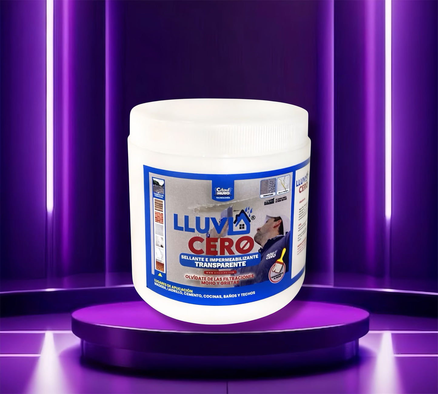 ⭐ Lluvia Cero 500 ml 🌧️ ¡PROTECCIÓN TRANSPARENTE! Impermeabilizante Invisible 🏡🌦️